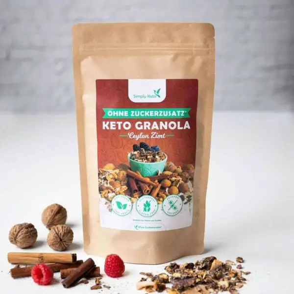Cinnamon Keto Granola - Simply Keto
