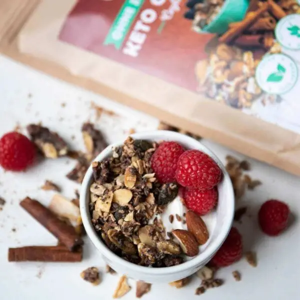Cinnamon Keto Granola - Simply Keto