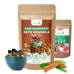 Cinnamon Keto Granola - Simply Keto
