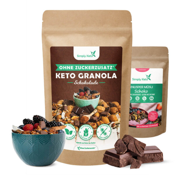 Chocolate Keto Granola - Simply Keto