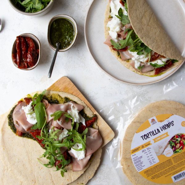 Low Carb Tortilla Wraps (6 pieces)