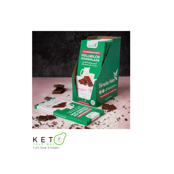 Milk Chocolate  40% Caco - Simply Keto