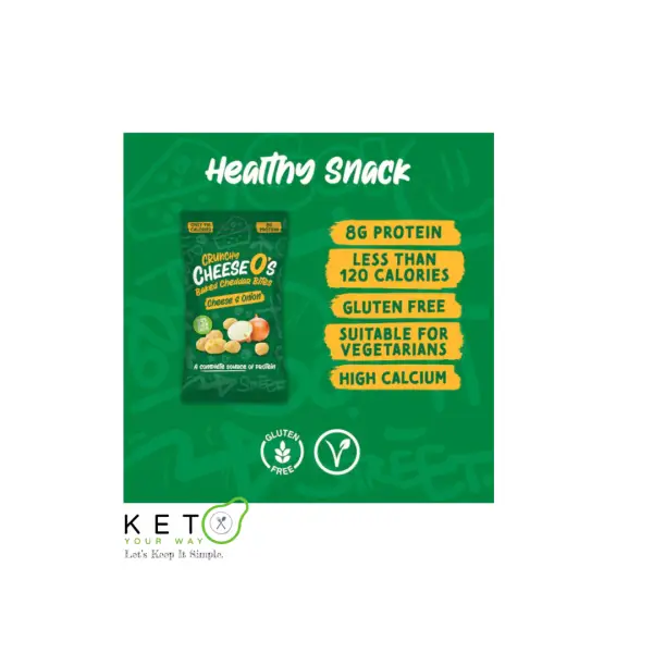 Crunchy Cheese O's - Baked Cheddar Bites (Different flavours)