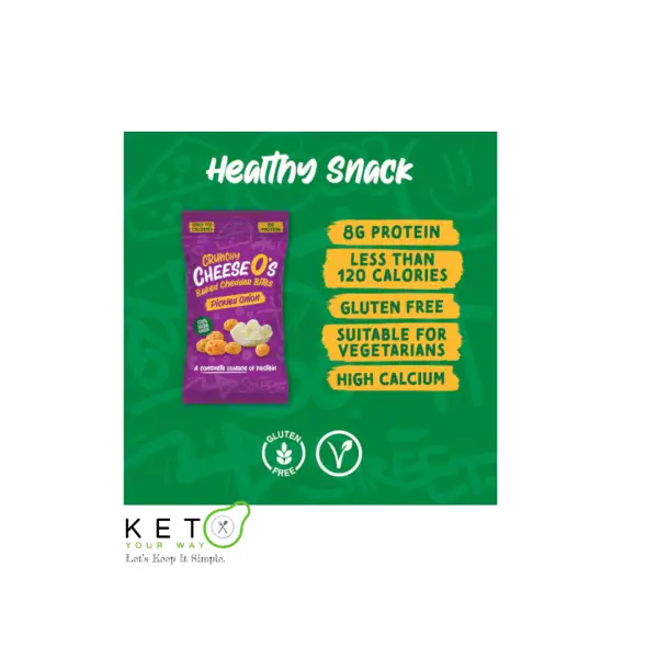 Crunchy Cheese O's - Baked Cheddar Bites (Different flavours)