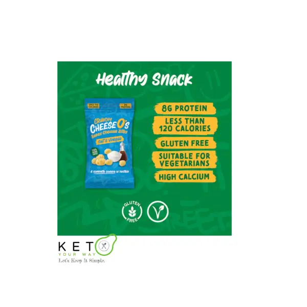 Crunchy Cheese O's - Baked Cheddar Bites (Different flavours)