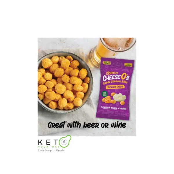 Crunchy Cheese O's - Baked Cheddar Bites (Different flavours)