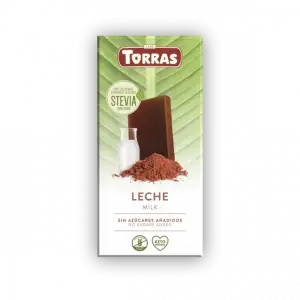 Chocolate bar (125g) with Stevia ( 3 Flavours) - Torras
