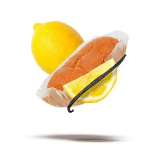 Vanilla & Lemon Plum cake x4 pack(45g each) - Ciao Carb