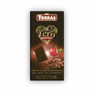 Dark chocolate Cocoa Nibs and Cranberries 125g - Zero Torras