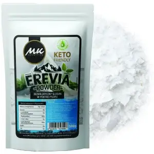 Powdered Erythritol Sugar 500g (With Stevia) MK Nutrition