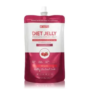BeKeto Diet Jelly Konjac – Wild Raspberry 150g