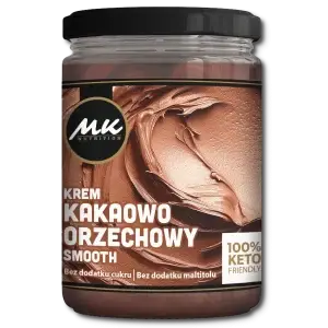 Cocoa and Peanut Butter Cream (Smooth), 500g, KETO Friendly - MK Nutrition