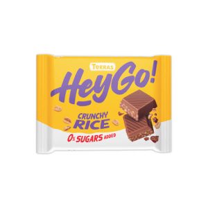 TORRAS - Hey Go! Milk Chocolate with Crunchy Rice 0% Sugar (60g)