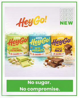 TORRAS - Hey Go! Milk Chocolate with Crunchy Rice 0% Sugar (60g)