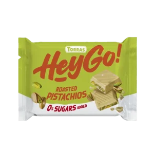 TORRAS - Hey Go! White Chocolate with Roasted Pistachios 0% Sugar (60g)