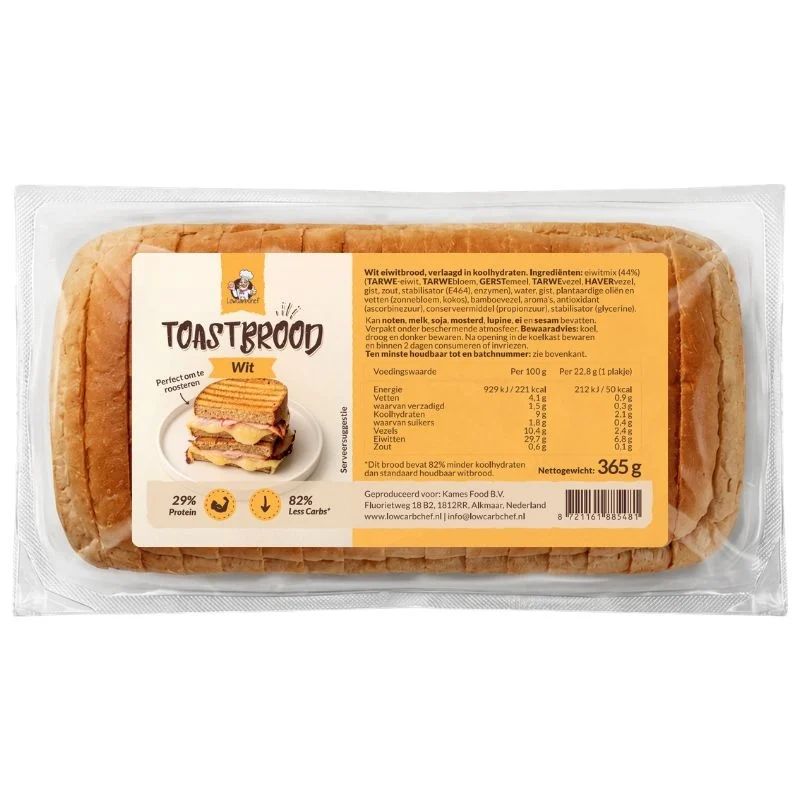 LowCarbchef – High-Protein toast bread (365g)
